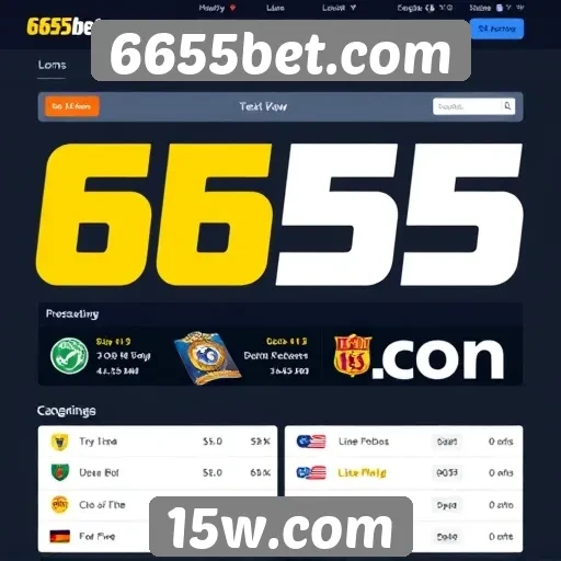 Avaliação da interface do usuário em 6655bet.com